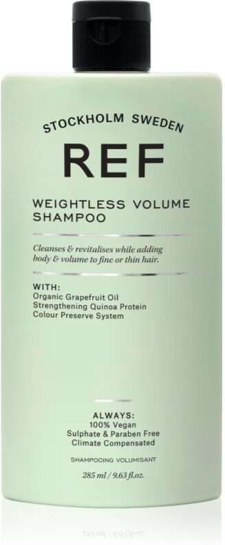 REF Weightless Volume Shampoo shampoing pour cheveux fins et plats pour des cheveux volumisés dès la racine 285 ml