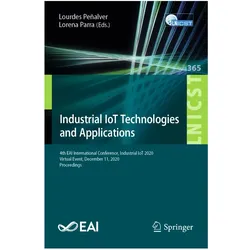 Industrial IoT Technologies and Applications, Fachbücher von Lourdes Peñalver, Lorena Parra