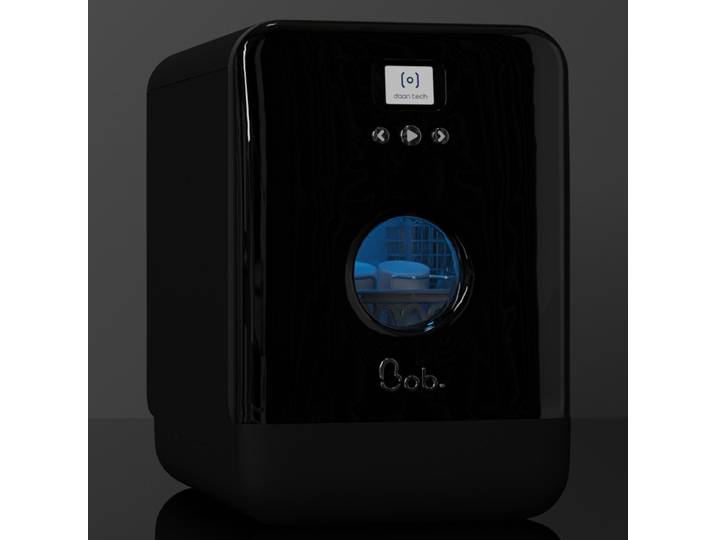 Bob Lave-vaisselle éco-compact Noir profond, Noir profond