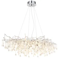 Kronleuchter Hängeleuchte Deckenlampe innen Klar mehr als 6 Flammen Höhe 150 cm