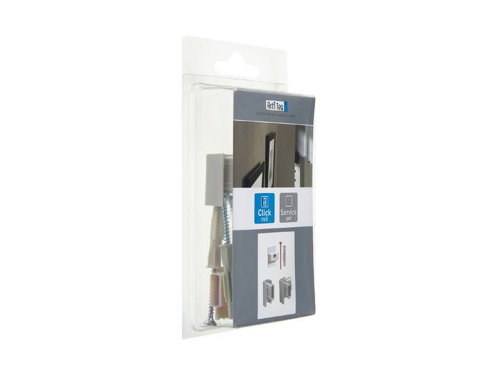 Befestigungsmaterial Set für Click Rail Alu