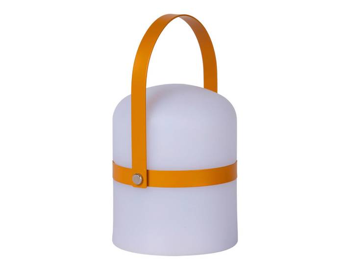 Lucide Led-Aussenleuchte Little Joe, Weiß, Kunststoff, zylindrisch, 18.5 cm, RoHS, Reach, 3 Helligkeitsstufen, Lampen & Leuchten, Außenbeleuchtung, Außenleuchten