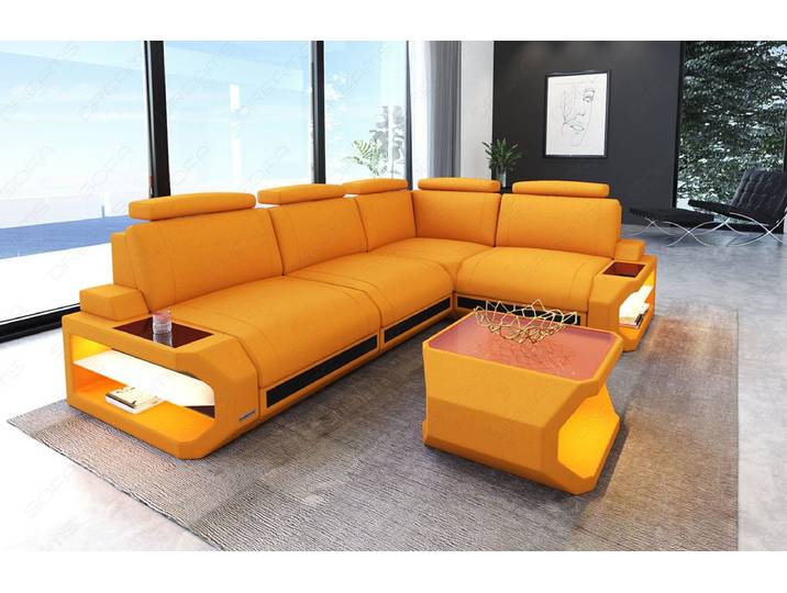 Stoff Ecksofa Siena L-Form