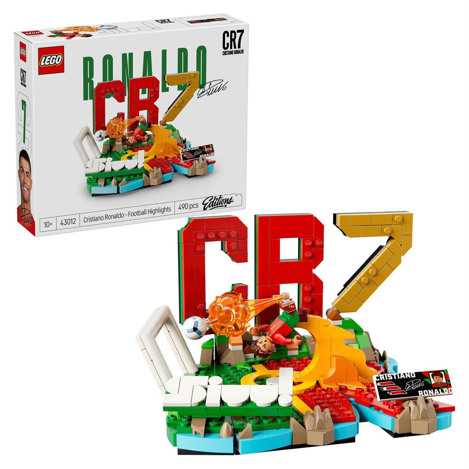 LEGO Editions Cristiano Ronaldo Belangrijke Momenten Voetbal 43012 Verzamelset