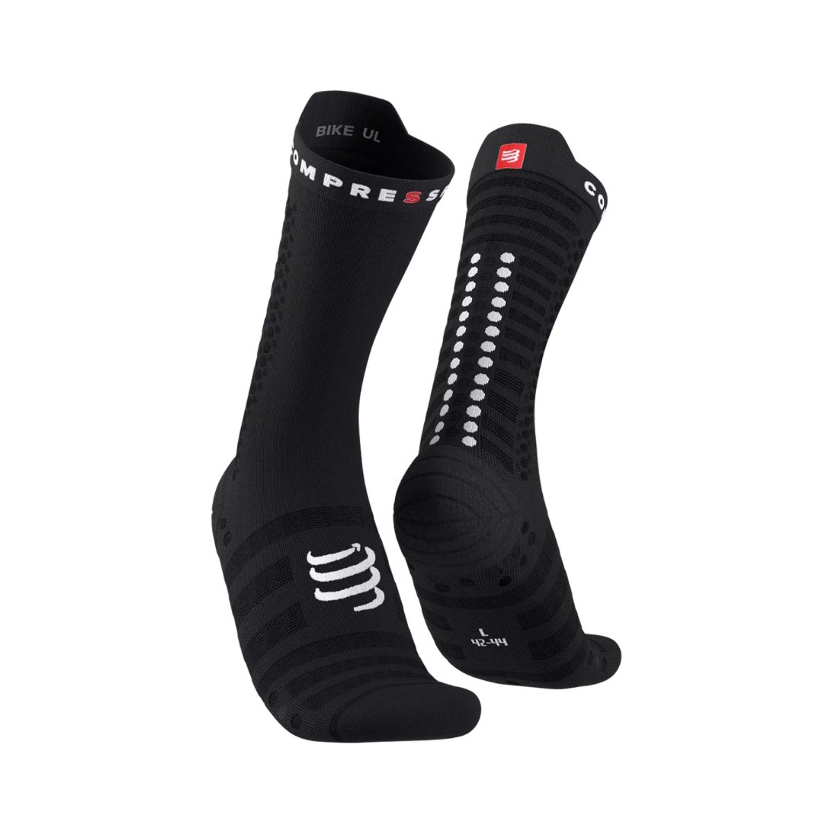 Meias Compressport Pro v4.0 Ultralight Bike Preto, Tamanho Tamanho 1 Unisex