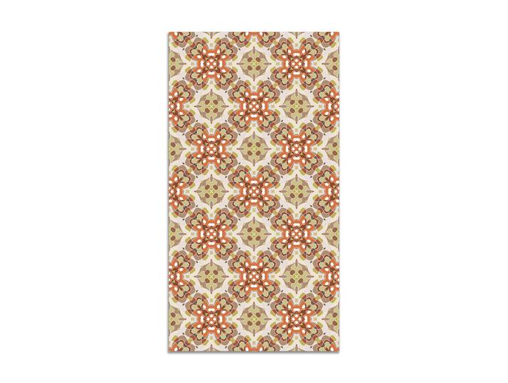 Tapis vinyle tuile mosaïque orange 120x170cm