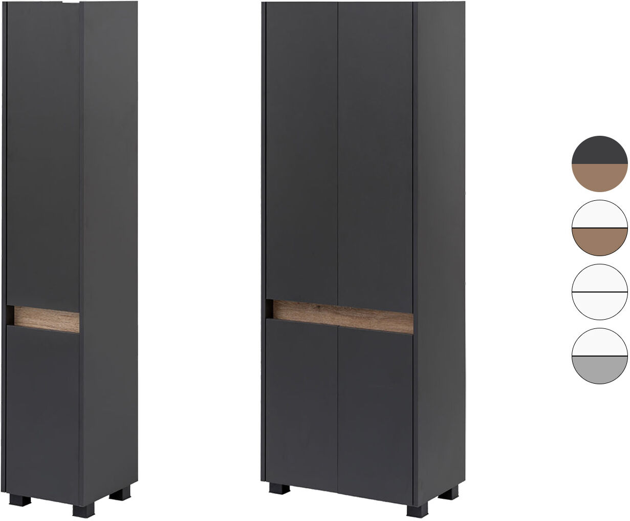SCHILDMEYER Hochschrank »Cosmo«, moderne, grifflose Türöffnung