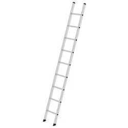 Sprossen-Anlegeleiter 350mm breit ohne Traverse 9 Sprossen