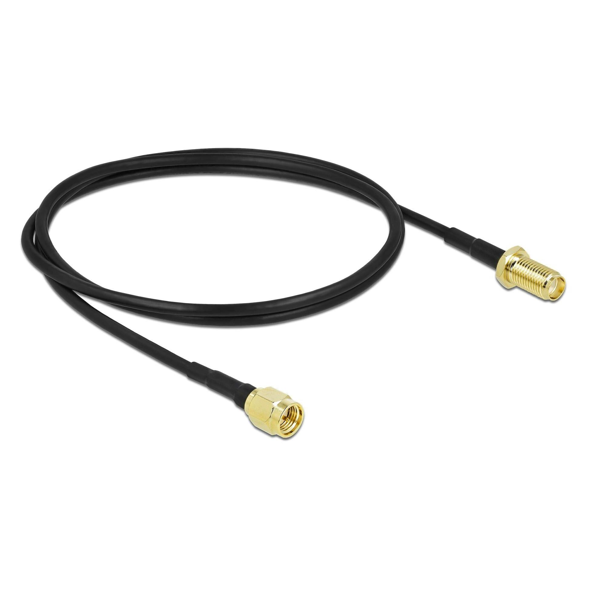 Delock Antennenkabel LTE/5G, CFD/LRM100 SMA zu SMA (Antennenkabel) (90447)