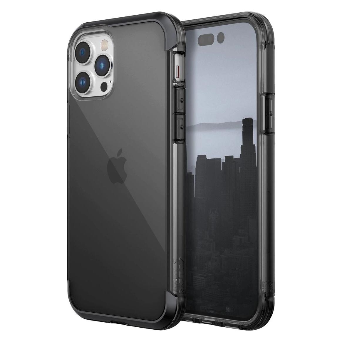 X-Doria Raptic Air Case für iPhone 14 Pro Grey Armor Cover (Apple iPhone 14 Pro) (Raptic Air for iPhone 14 Pro smoke)