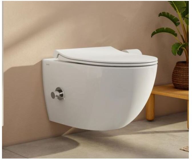 Vitra Aquacare Sento WC Set 7748B003-6206 VitrA Flush 2.0 mit Bidetfunktion, mit integrierter Armatur