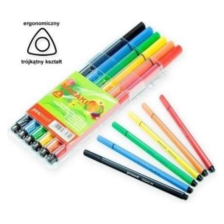 Polsirhurt Dreieckige Marker, 6 Farben (6x) (47591770)