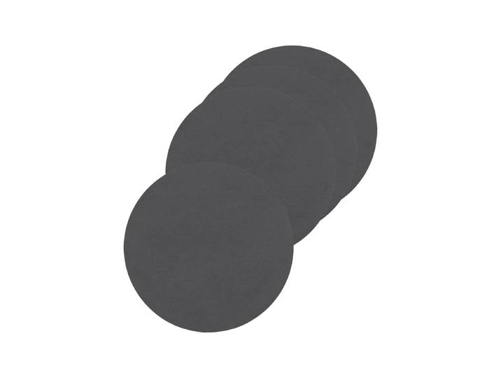 Lind DNA - Glasuntersetzer rund Ø 10 cm, Nupo anthrazit (4er-Set)