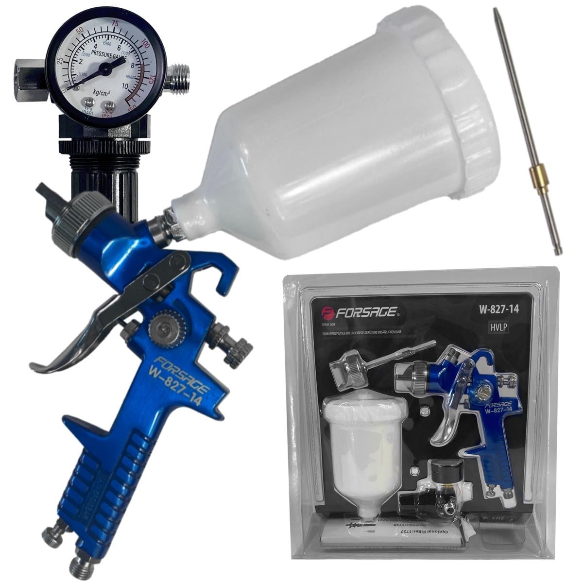 Forsage Spuitpistool 1/4 inch met reservoir