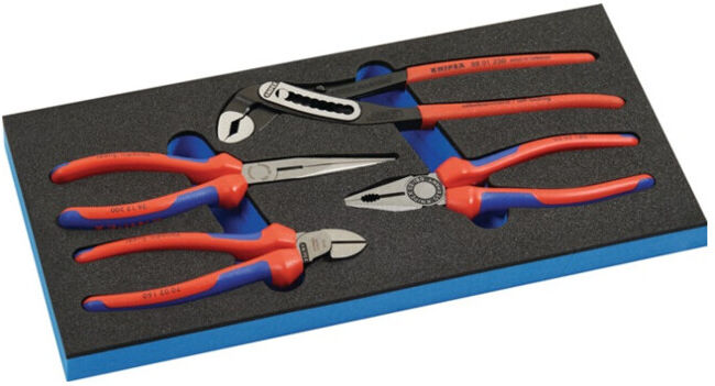 Jeu de pinces LD45 l.185xP.385xH.30mm 1/3 module à outils 4-pcs. jeu de pinces K ; Lebenshilfe Gießen (S4000871292)