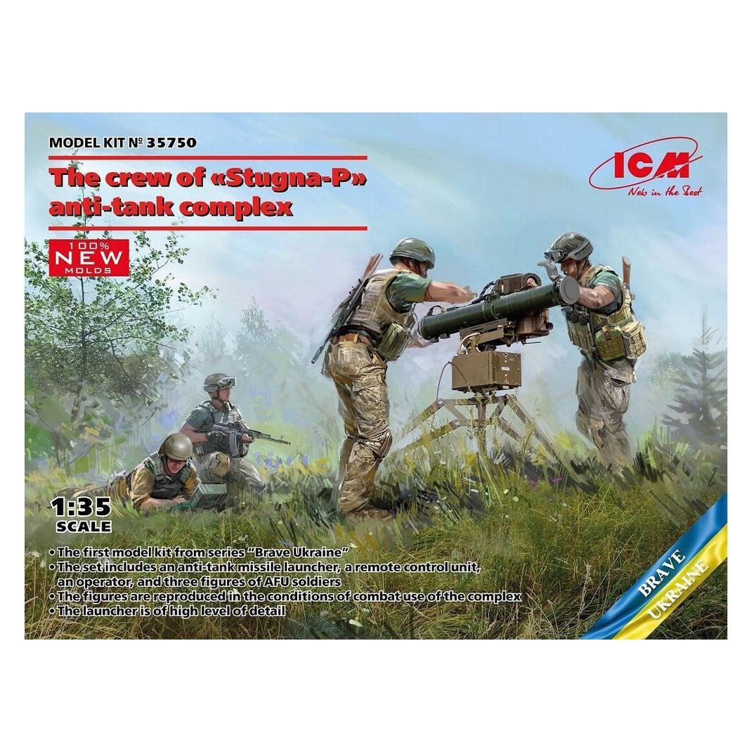 ICM The Crew of Stugna-P antitank complex (100% new molds) (35750)