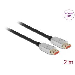 DELOCK DisplayPort Kabel 8K 60 Hz 2 m