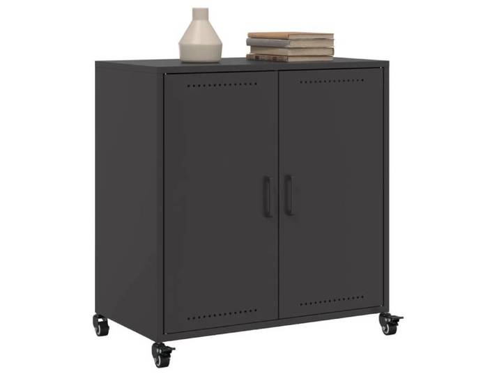 Enfilade de rangement Noir - LEMON® Buffet bas - noir - 68x39x72cm acier 375 - Soldes