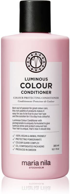 Maria Nila Luminous Colour Conditioner Aufhellender und stärkender Conditioner für coloriertes Haar sulfatfrei 300 ml