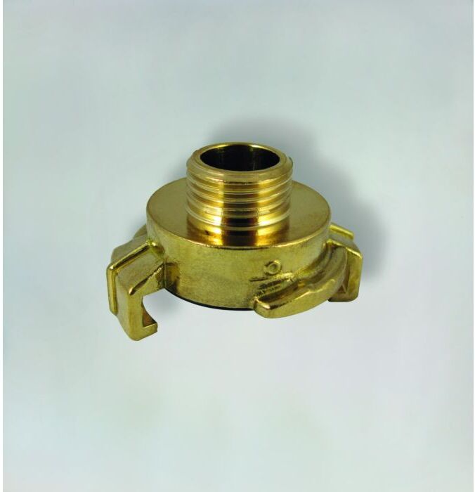 Fukana Schnellkupplung mit Außengewinde 33203 messing, 1" AG (außen ca.33mm), Geka kompatibel