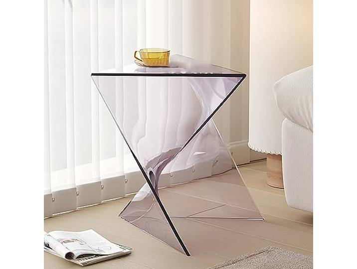 Yqyc Acryl Beistelltisch/Beistelltische, Sofa Coutstische, Moderner Acryl Nachttische Für Wohnzimmer, Schlafzimmer, Badezimmer (Color : A)