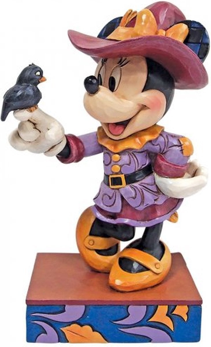 Disney Traditions Jim Shore Scarecrow Minnie Mouse tabletop figuur