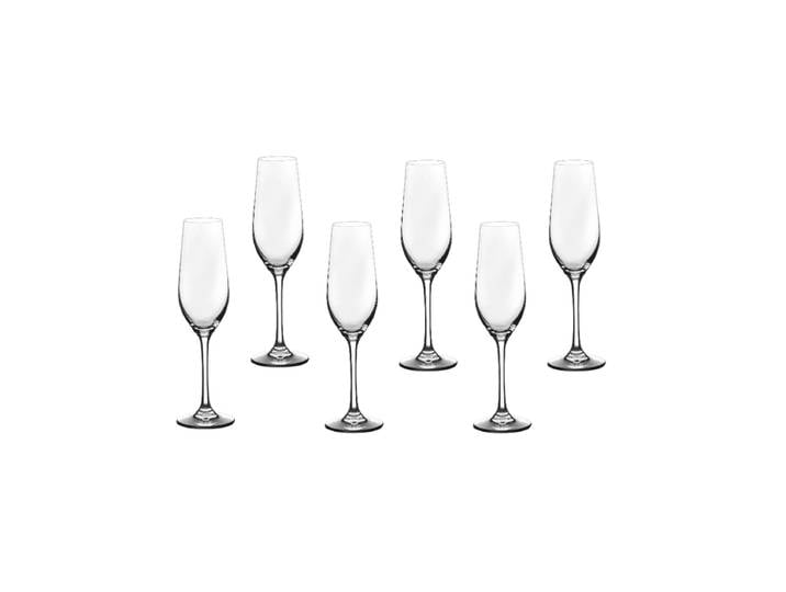 BJÖRN LAGOM Lot de 6 flûtes à champagne - 22 cl