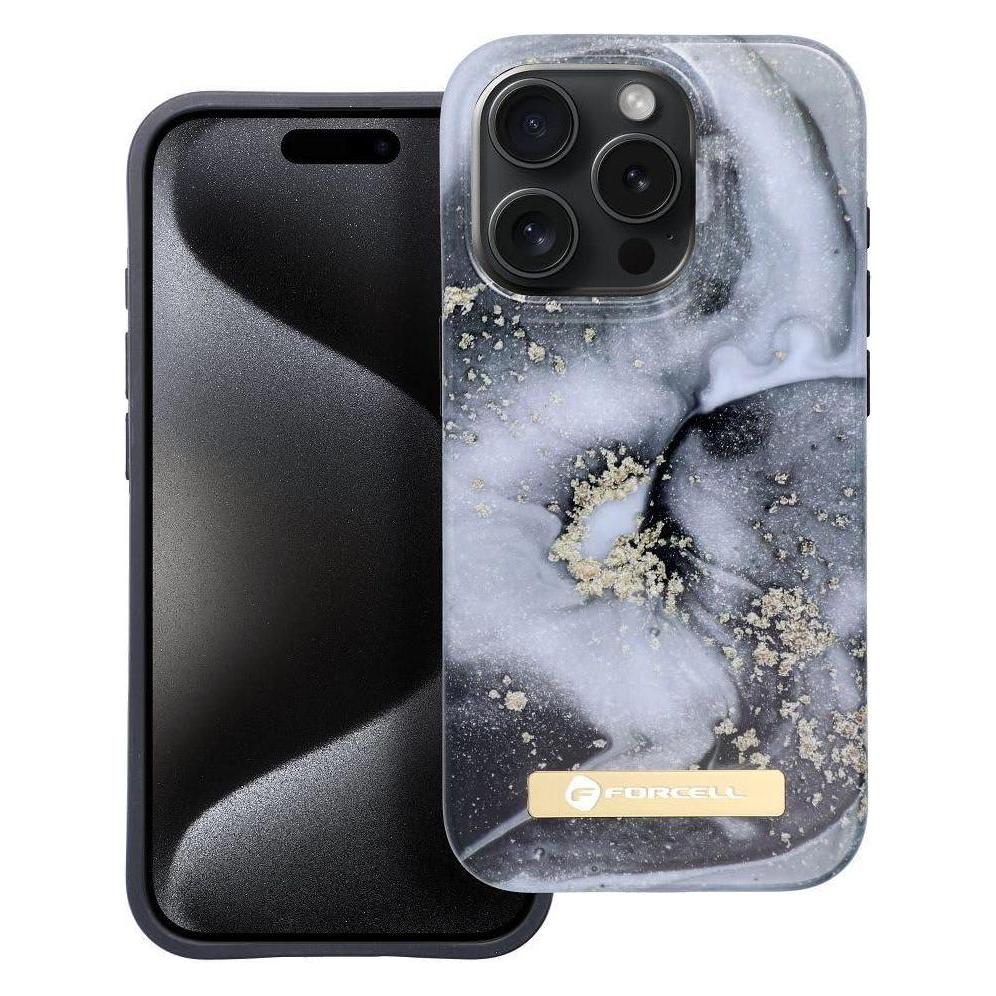 Forcell F-Protect Mirage Hülle - MagSafe - iPhone 15 Plus - Marble Mist (Apple iPhone 15 Plus) (48836970)