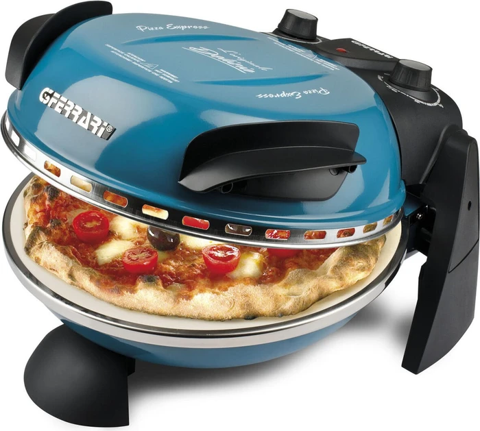 G3Ferrari Delizia Pizzaofen G1000604 (blau, 1.200 Watt, für Pizza Ø 31cm)