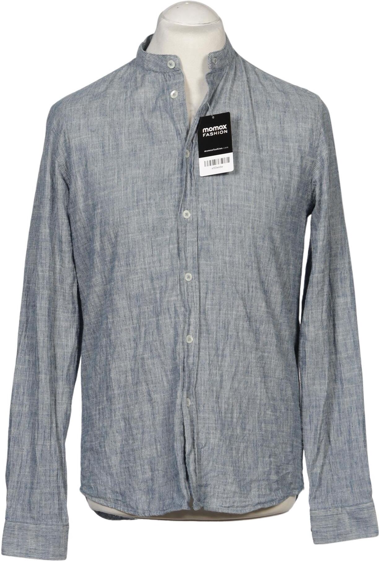 Octobre Editions Herren Hemd, Hellblau, Gr. M, Baumwolle - Second Hand