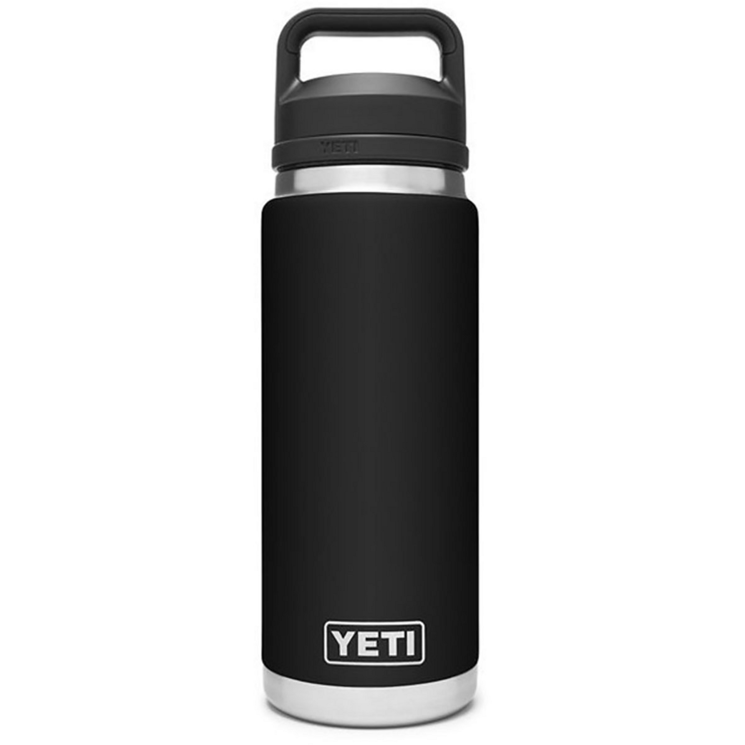 Yeti Rambler 26oz Straw Flasche Isolierflaschen schwarz Größe 739ml Camping | Reise