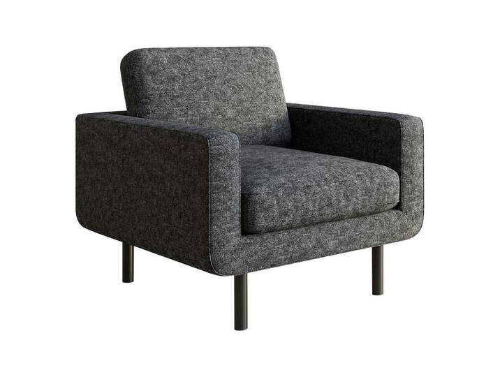Livetastic Sessel Suburban, Grau, Metall, 70x80x92 cm, Made in EU, Wohnzimmer, Sessel, Sonstige Sessel