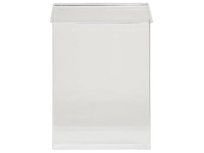 Exacompta - Réf. 66458D - 1 Porte-brochure A4 avec couvercle\, vertical pour dépliants\, catalogues - Dimensions : 24 x 8 x 37 cm - Vertical - Résistant aux U.V. - Cristal transparent