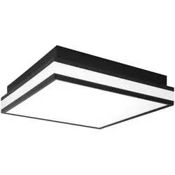 OSRAM SMART+ Matter over Wifi Orbis dekorative Deckenleuchte in Schwarz 30x30cm