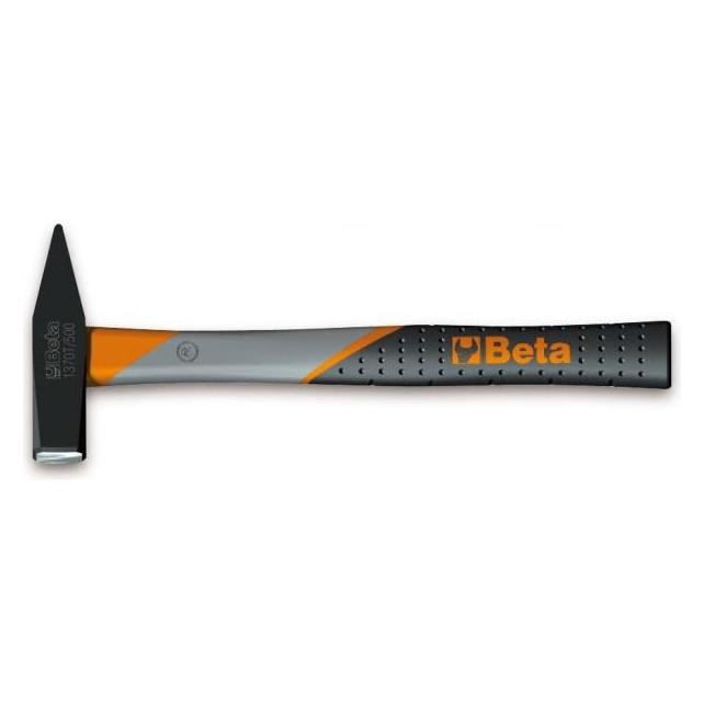 BETA 1370T Schlosserhammer, Universalhammer (Tool Länge: 280 mm, Werkzeug Stiel aus Fasern, Hammer a (200 g) (013700620)