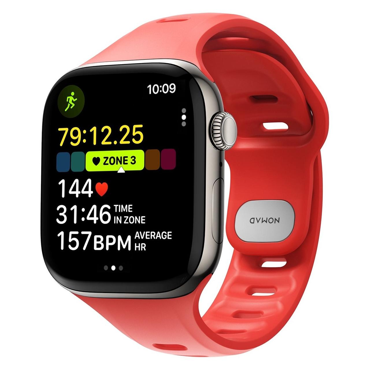 Nomad Tempo Band 42mm Coral (Rubber) (NM011383858)