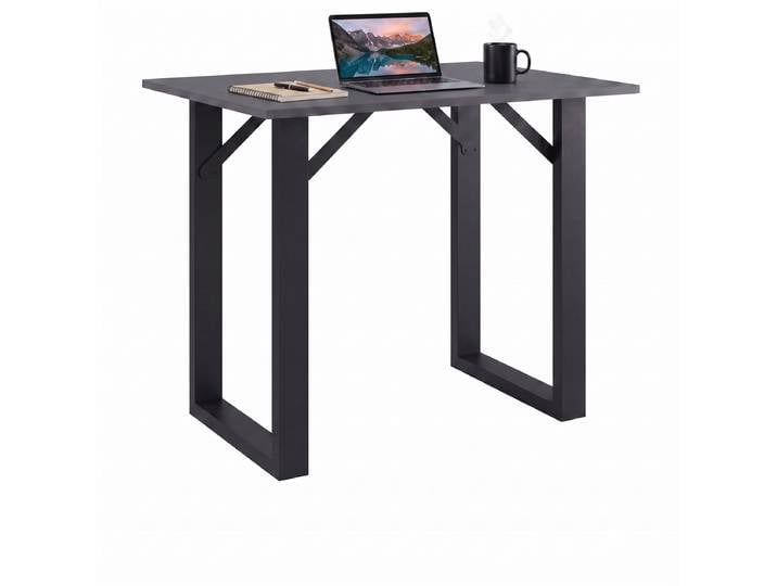 Bartisch VCM Holz Bartisch Stehtisch Tisch Tresen Xona 110x50cm , schwarz (schwarz, anthrazit), B:110cm T:50cm, Tische, Bartisch