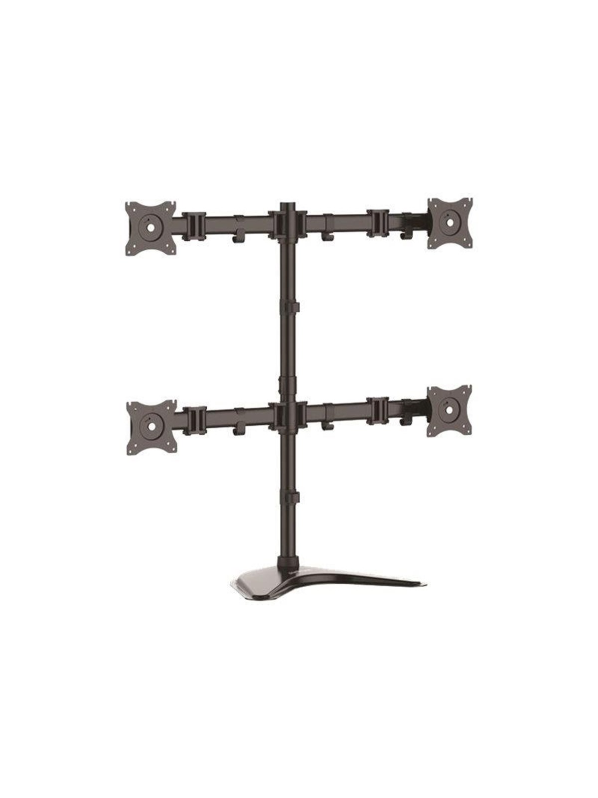 StarTech.com Quad Monitor Stand - Steel - For VESA Mount Monitors up to 27"