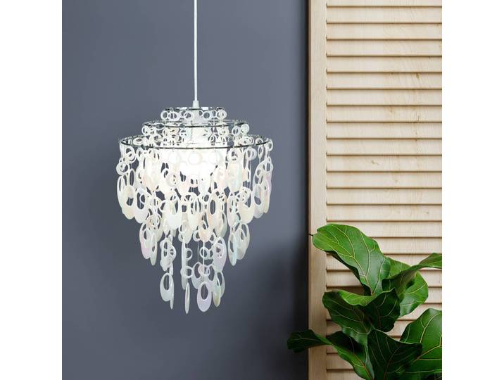 Näve Hängelampe Lina, dimmbar, weiß / opal, für Wohn- / Esszimmer, Kunststoff, Modern, Pendelleuchte
