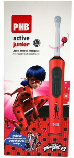 PHB Elektrische Zahnbürste Junior Ladybug