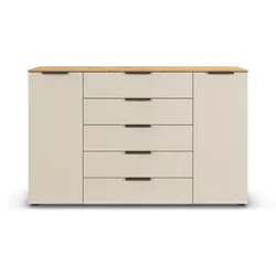 Kommode Flipp Dekor Eiche / Kaschmir