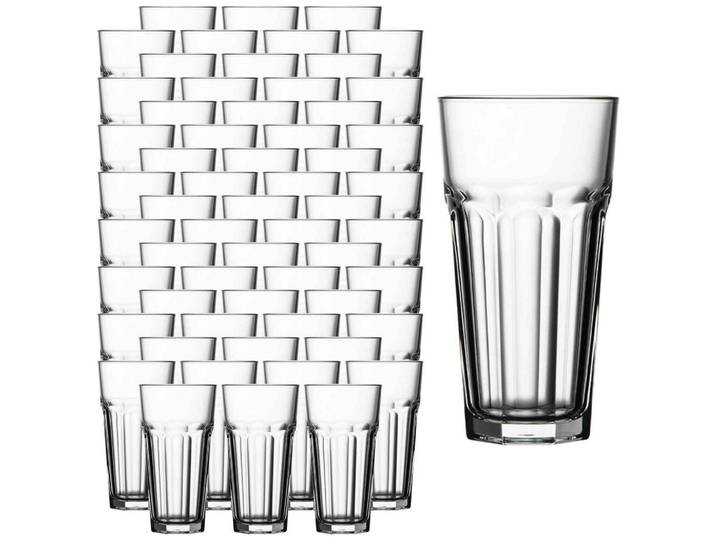 Pasabahce Longdrinkgläser Casablanca transparent 475 ml 60er Set, Transparent, Glas, Gläser, Longdrinkgläser