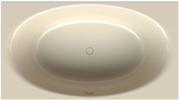 Bette BetteEve Badewanne 6042-001 180x100x45cm, pergamon