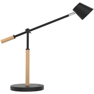 Unilux Schreibtischlampe Vicky, schwarz, LED, dimmbar, mit Touchpanel, 900 Lumen, warmweiß