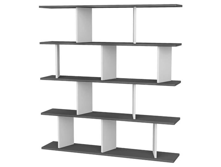 Livetastic Regal, Holzwerkstoff, 130x137x25 cm, Wohnzimmer, Regal, Bücherregale