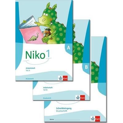Niko 1. Paket: Arbeitsheft zur Fibel in Druckschrift, Druckschriftlehrgang Klasse 1, Geheftet von , Klett Schulbuchverlag