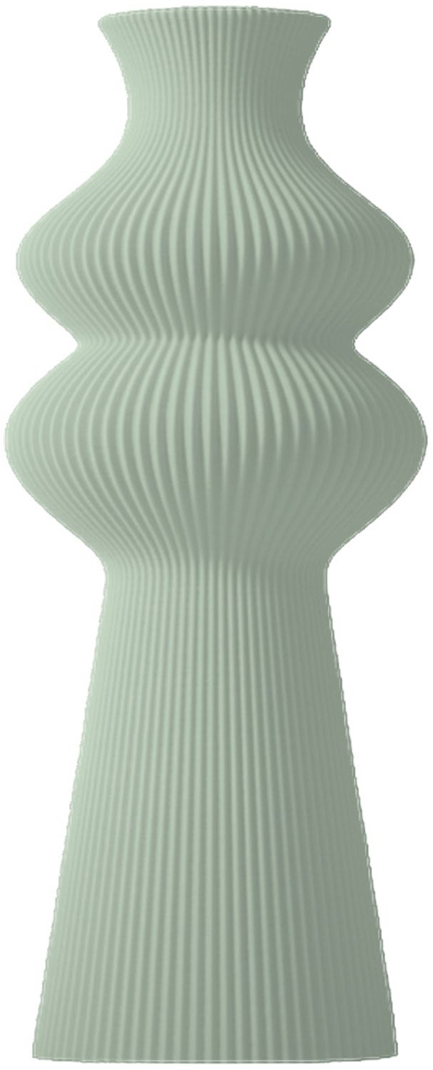 Layvo MERIT Vaasje Salie - 25 cm - Gegroefd vaasje van gerecycled plastic