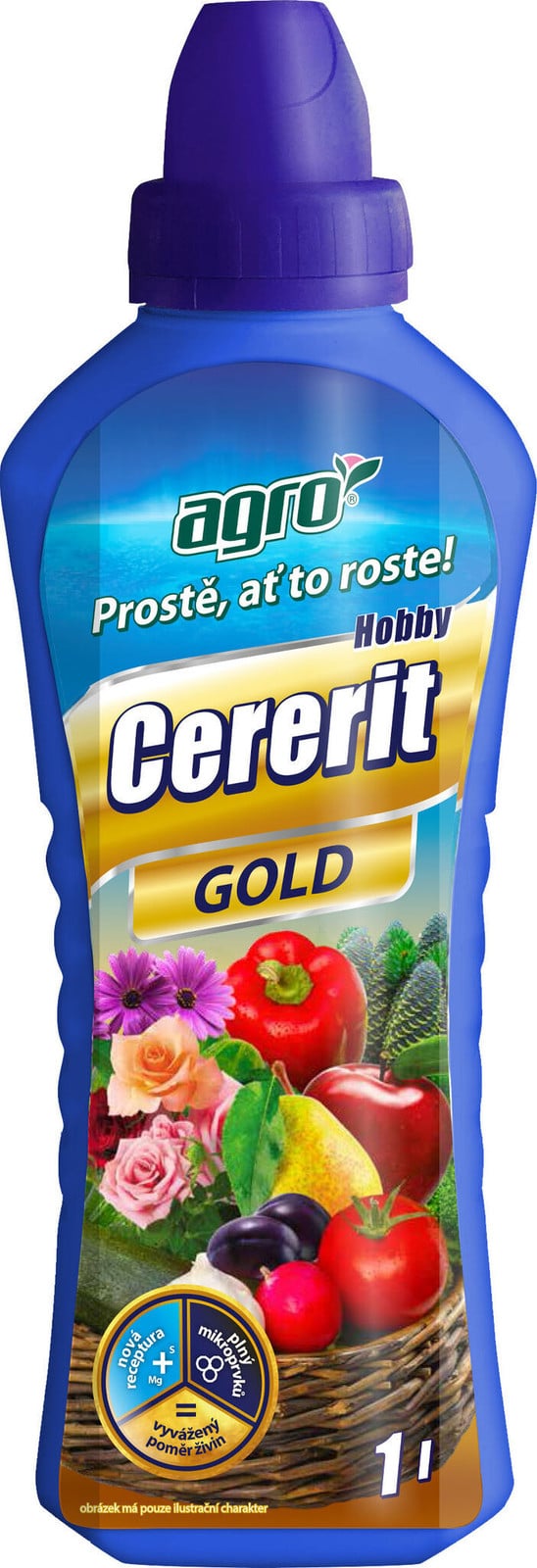 Agro Cererit Hobby Gold chloridevrije minerale meststof, 1 liter