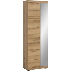 GARDEROBENSCHRANK Evoke Eiche, Flurschrank mit variabler Inneneinteilung