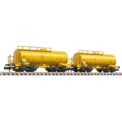 Liliput 2-tlg. Set 4-achs. Kesselwagen Löschzug Wilhelm Köhler DB AG Ep.V (Spur N)